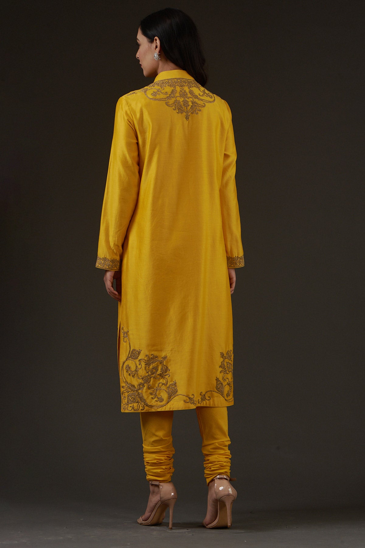 Embroidered Straight Kurta Set