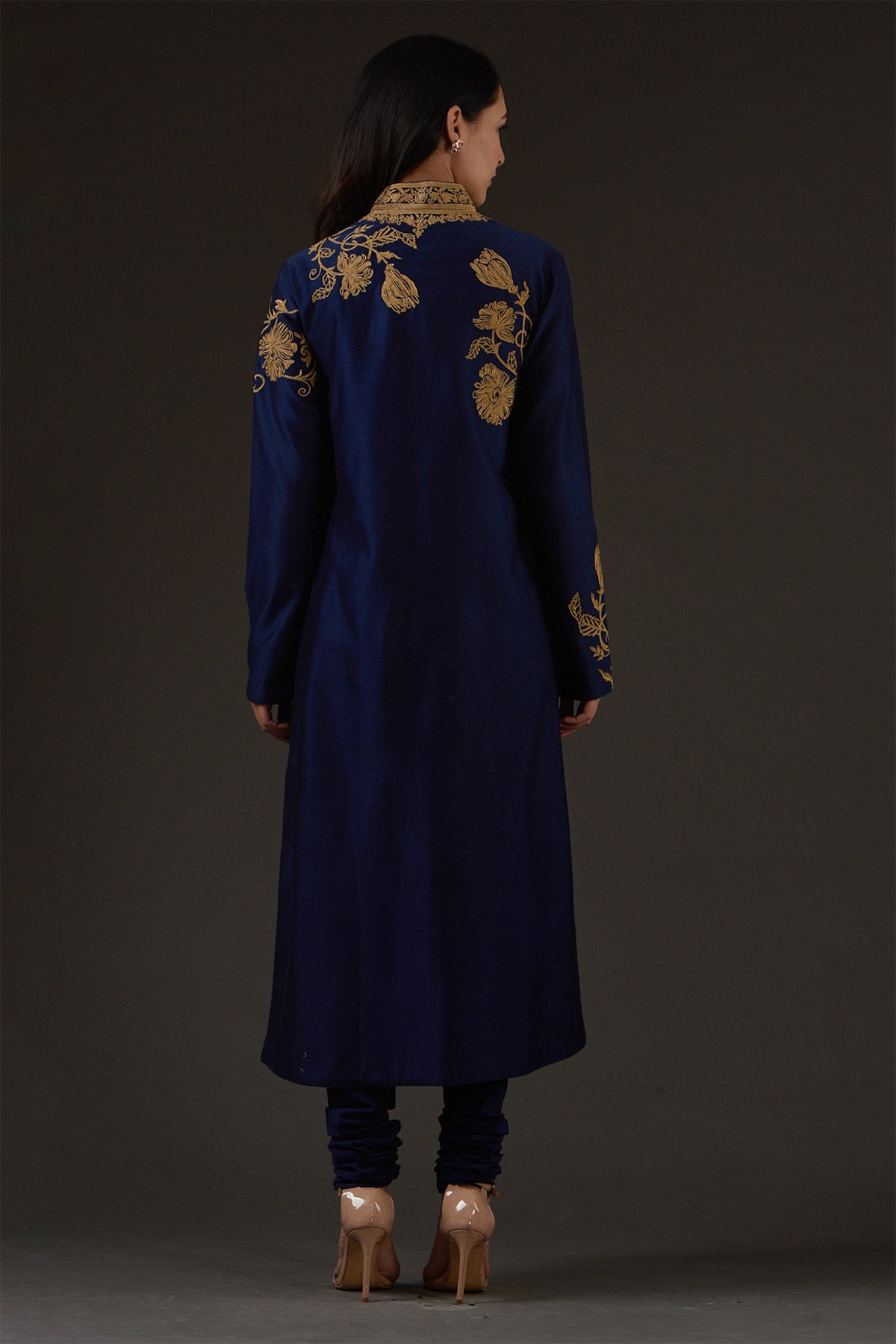 Embroidered Straight Kurta Set