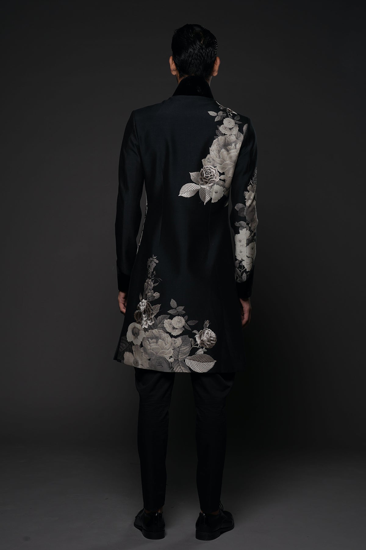 Men'S Floral Sherwani