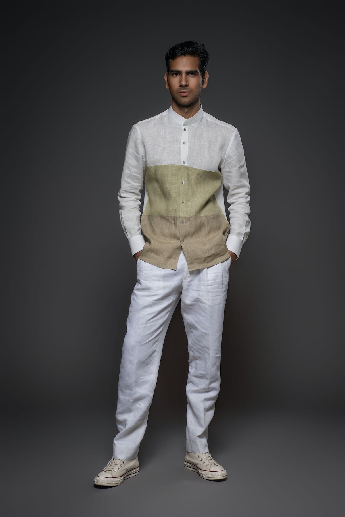 Balance By Rohit Bal Men Linen Shirt