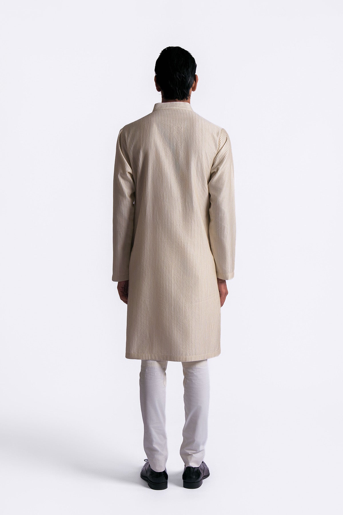 Men's Chanderi Embroidered  Kurta Set