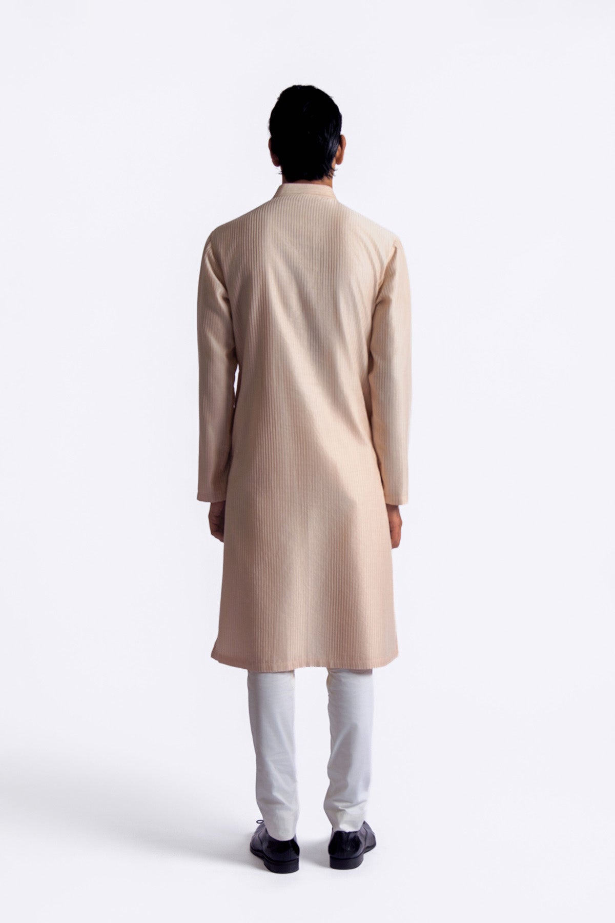 Men's Chanderi Embroidered  Kurta Set