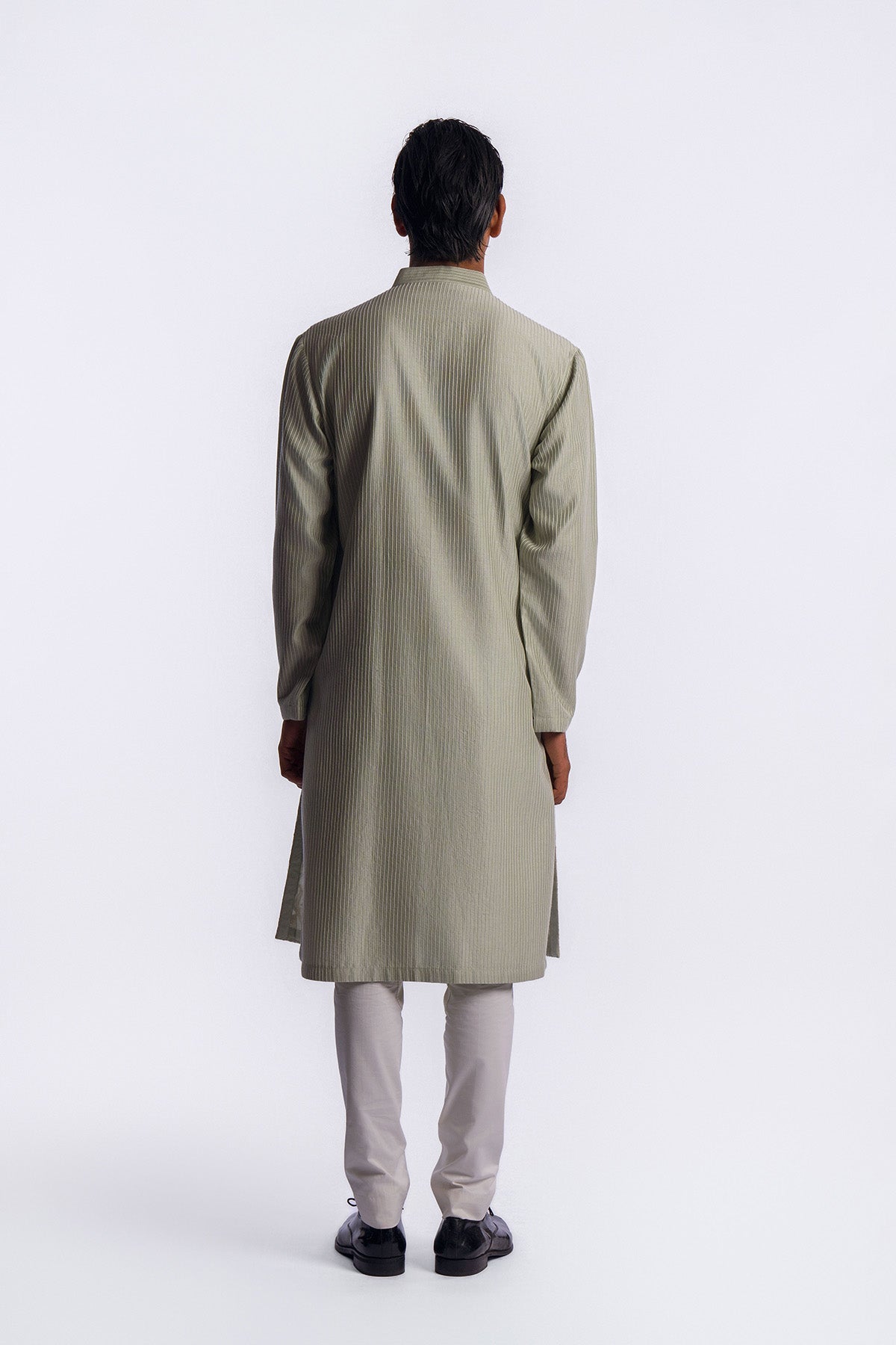 Men's Chanderi Embroidered  Kurta Set