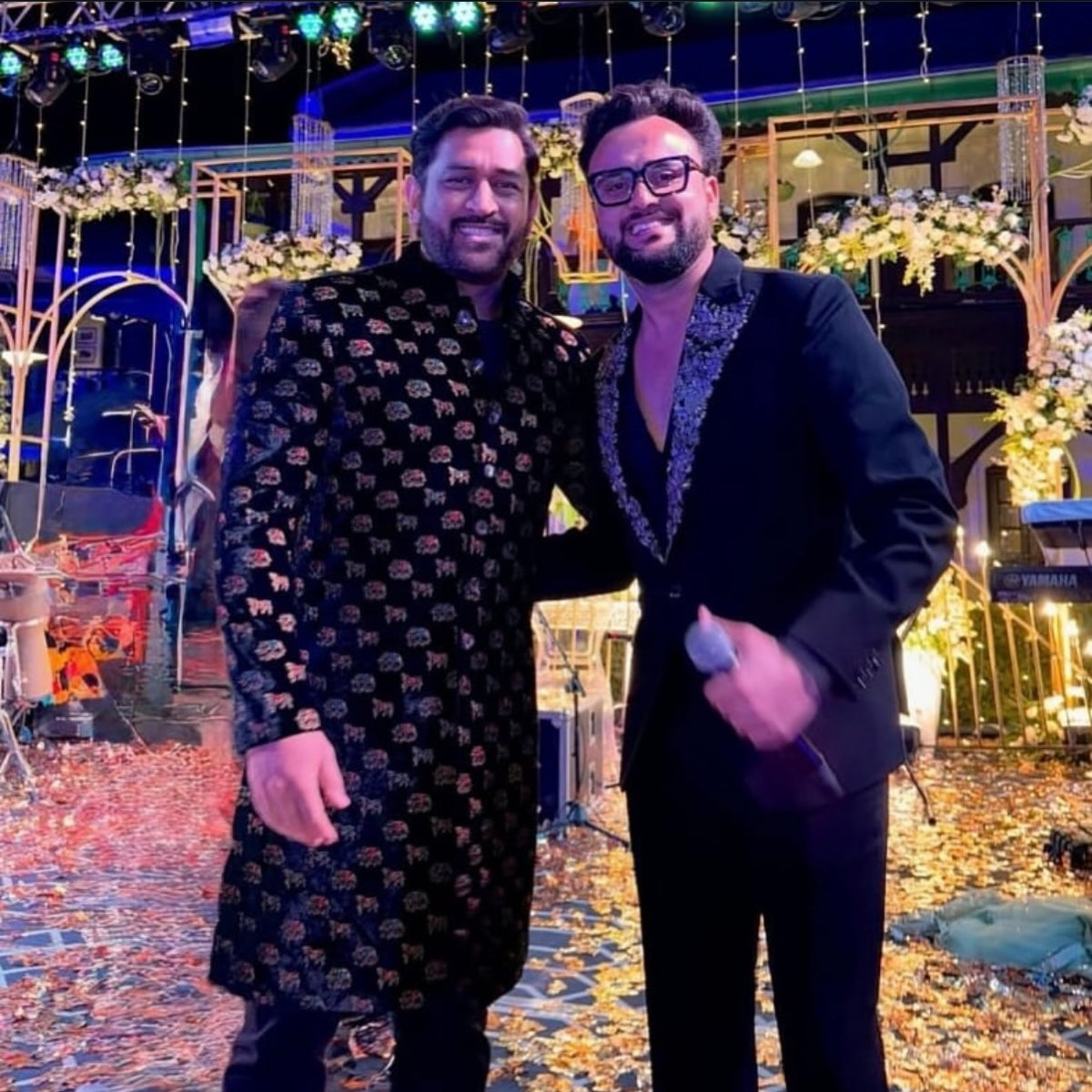 ms dhoni in formal dress Moody Floral Vintage Dress – Retrolicious