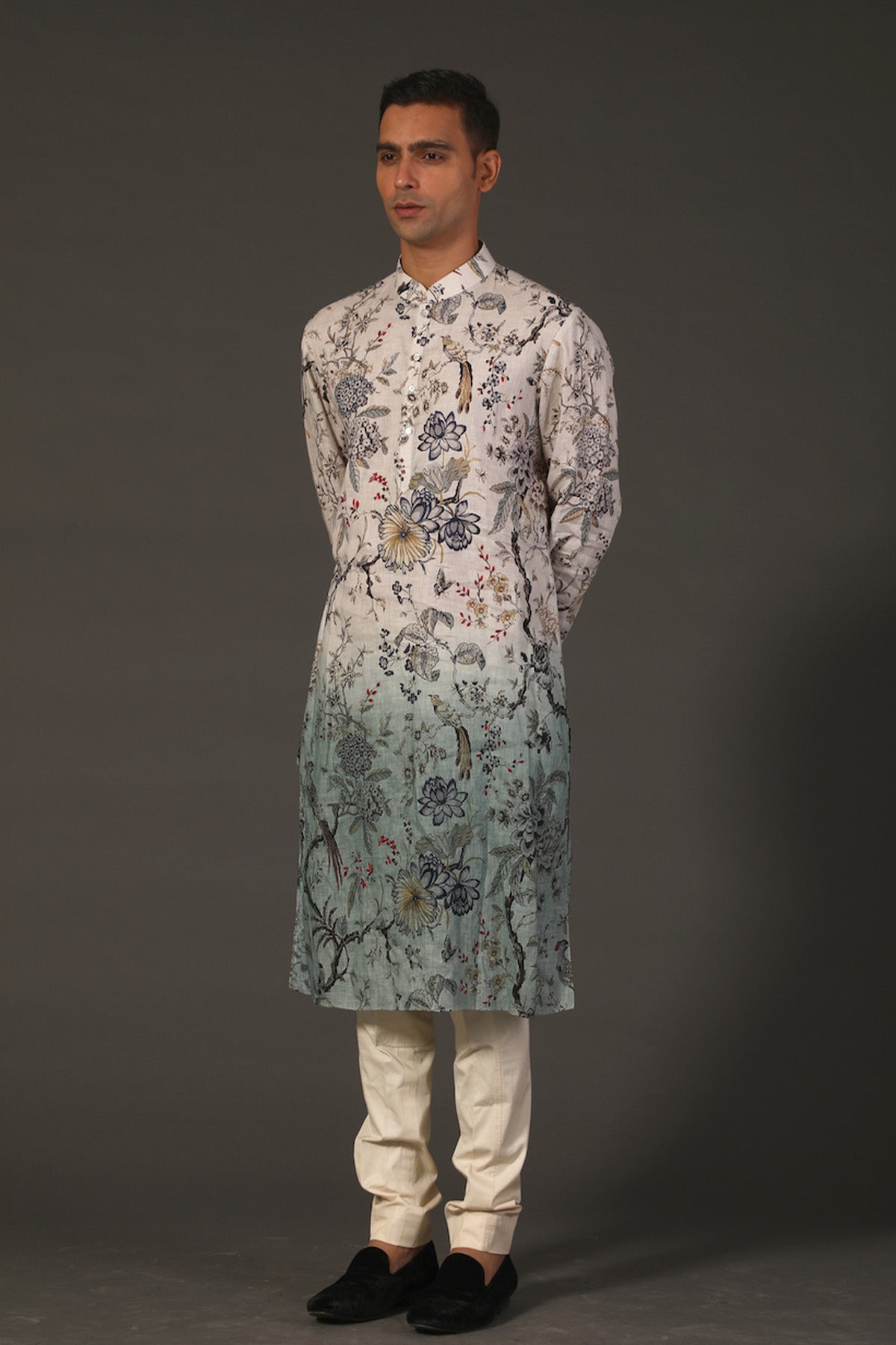 Men's Printed Kurta Set