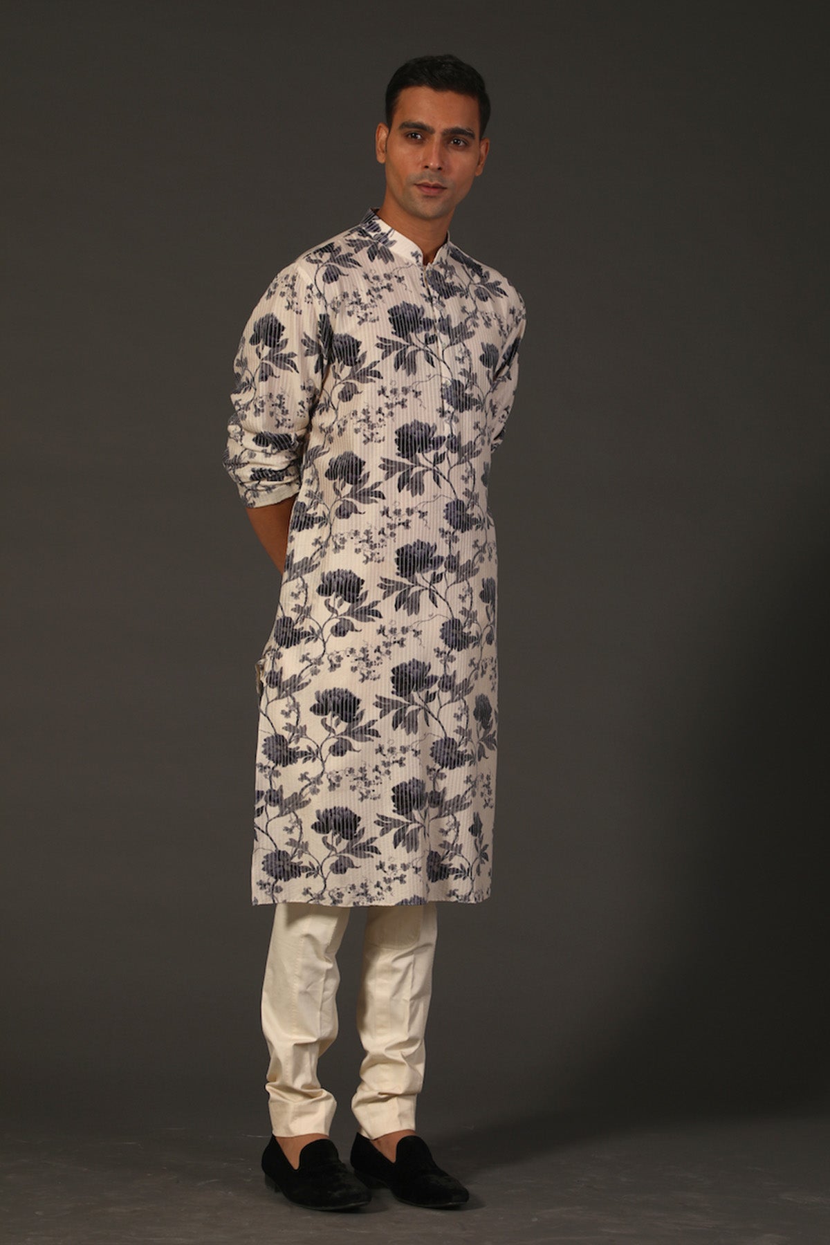 Men's Printed Kurta Set