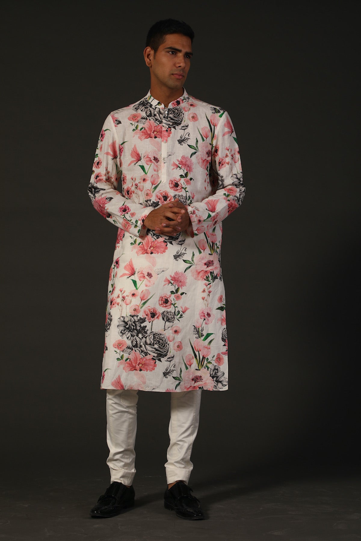 Men's Printed Kurta Set