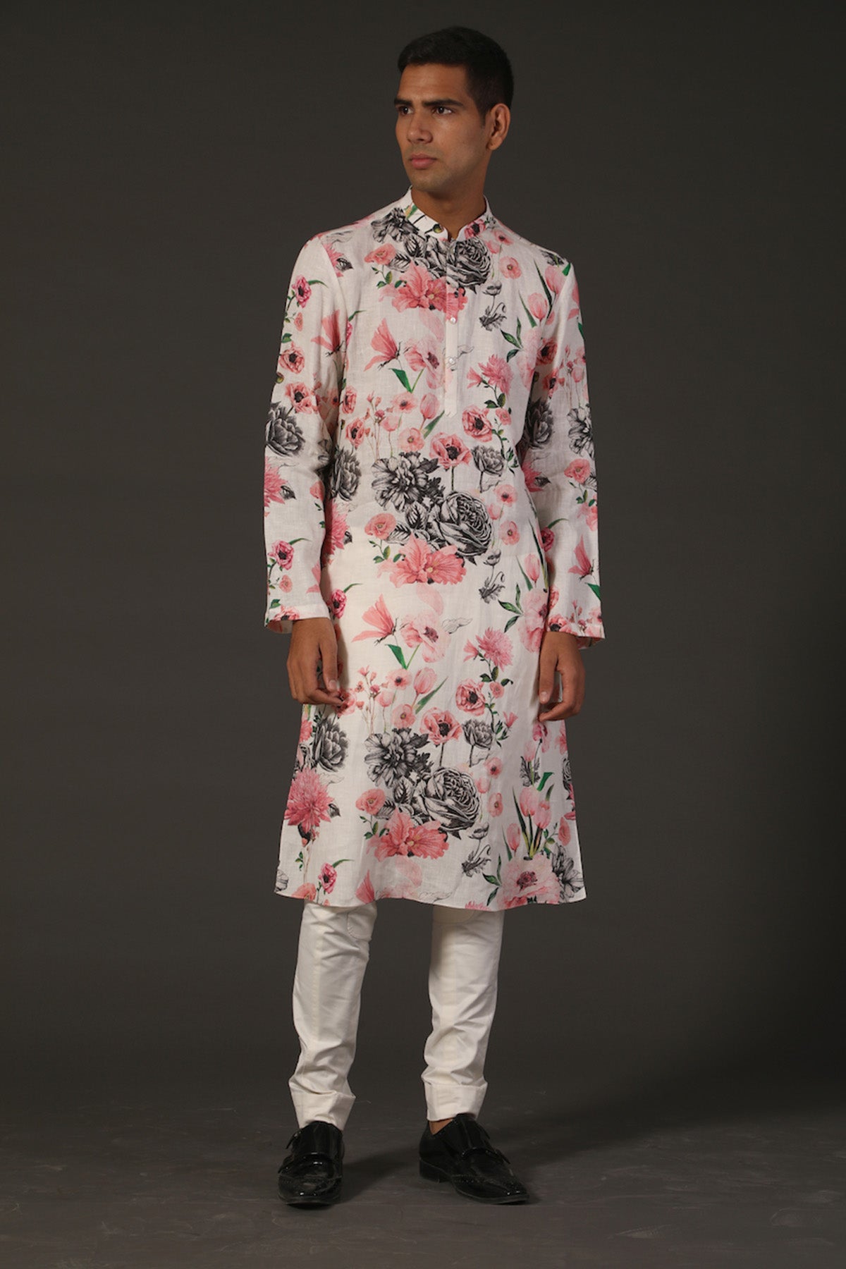 Men's Printed Kurta Set