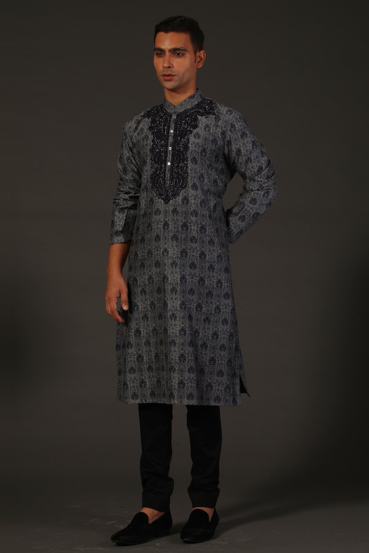 Men's Printed Kurta Set