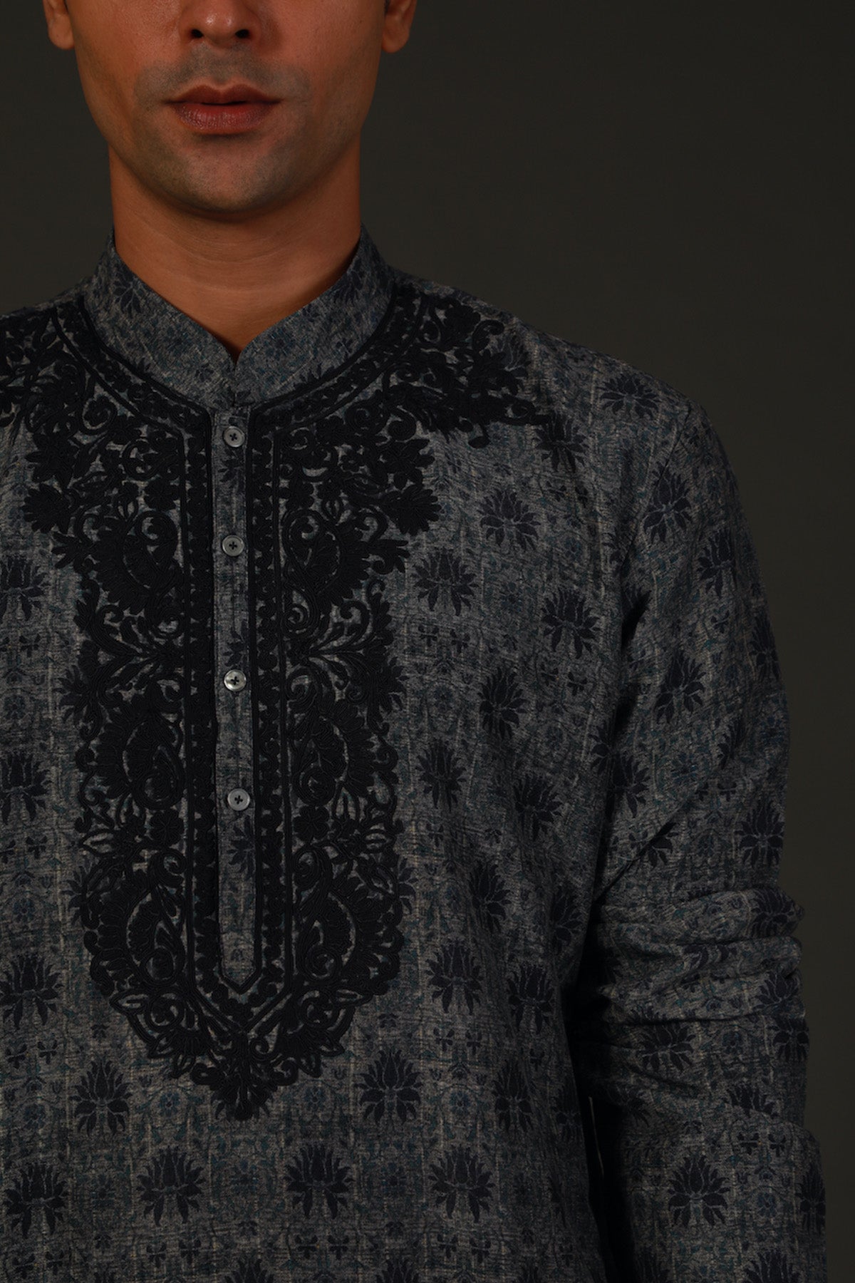 Men's Printed Kurta Set