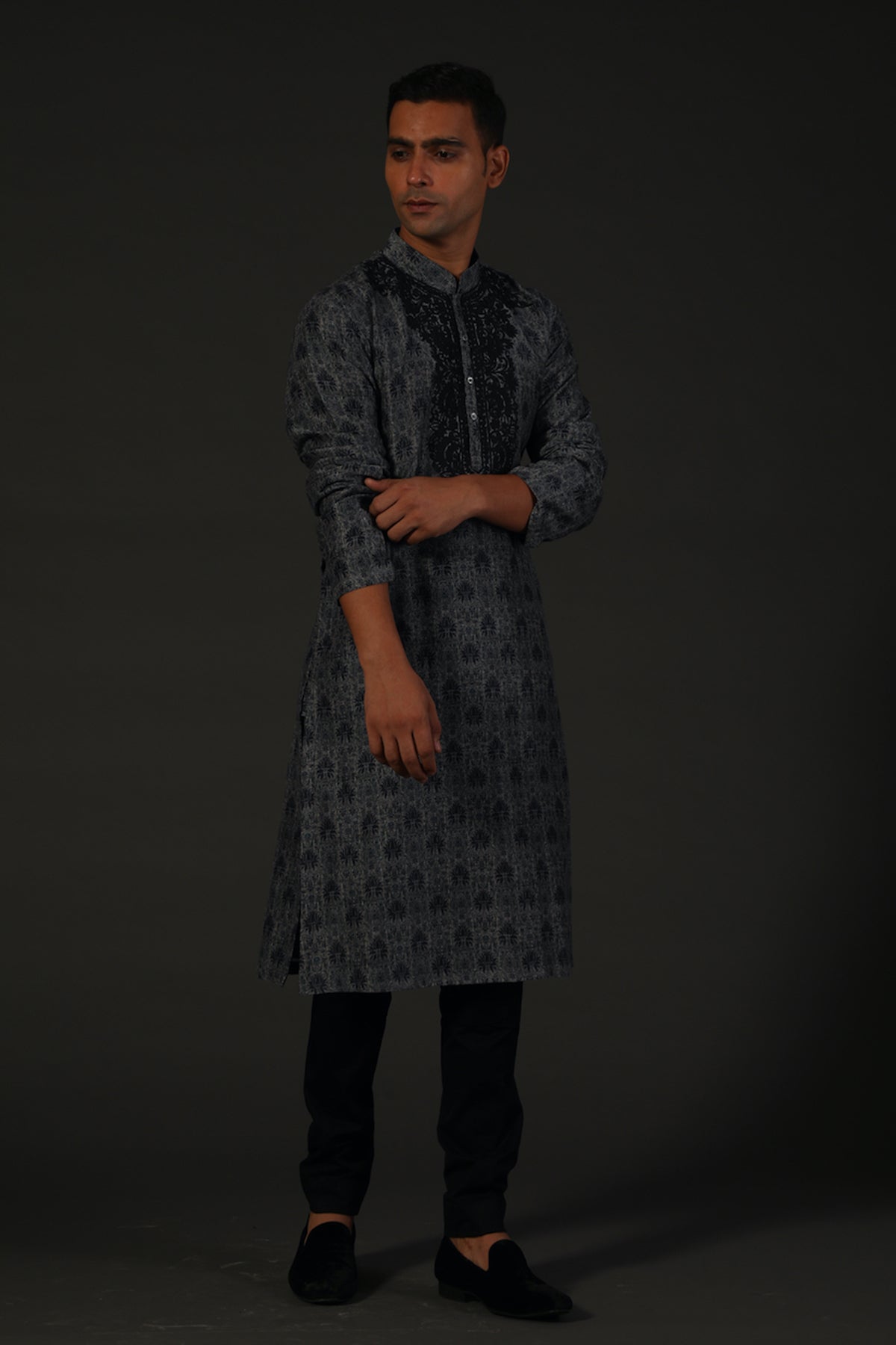 Men's Printed Kurta Set