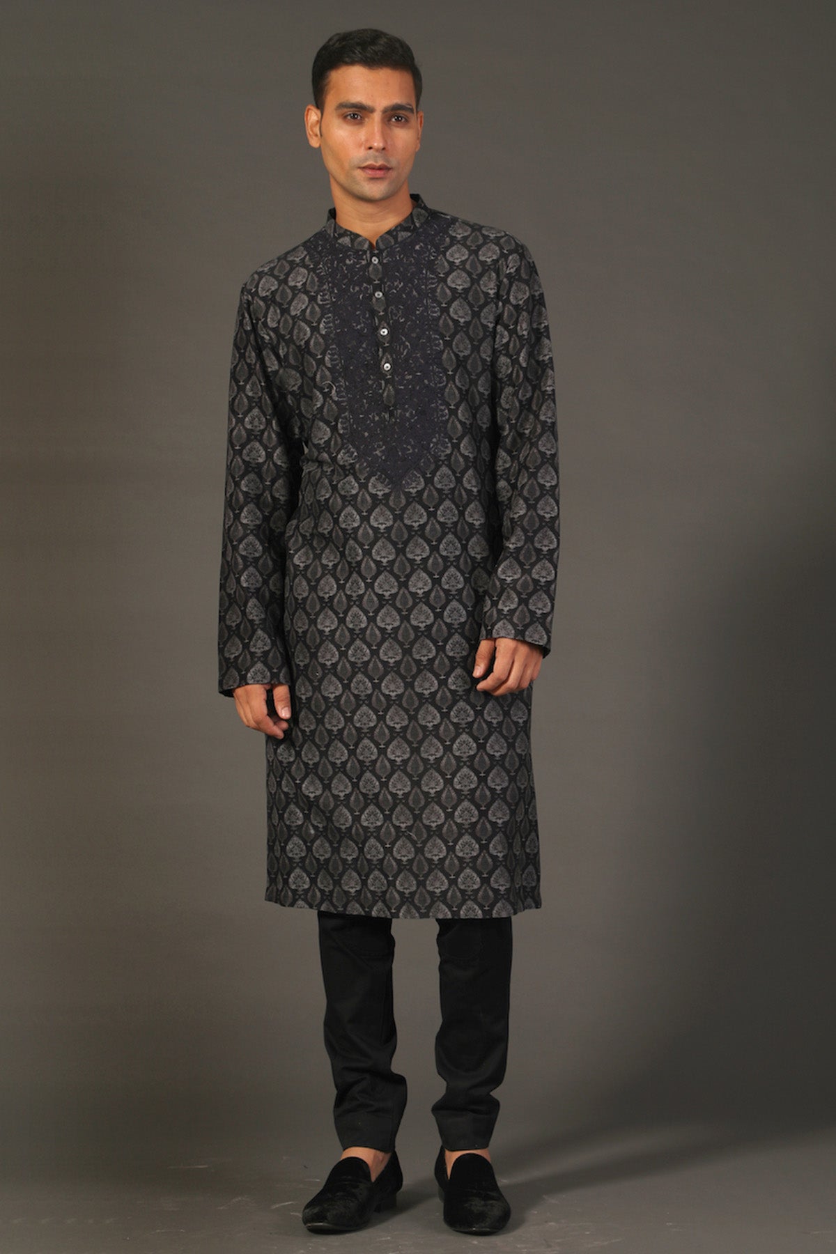 Men's Printed Kurta Set