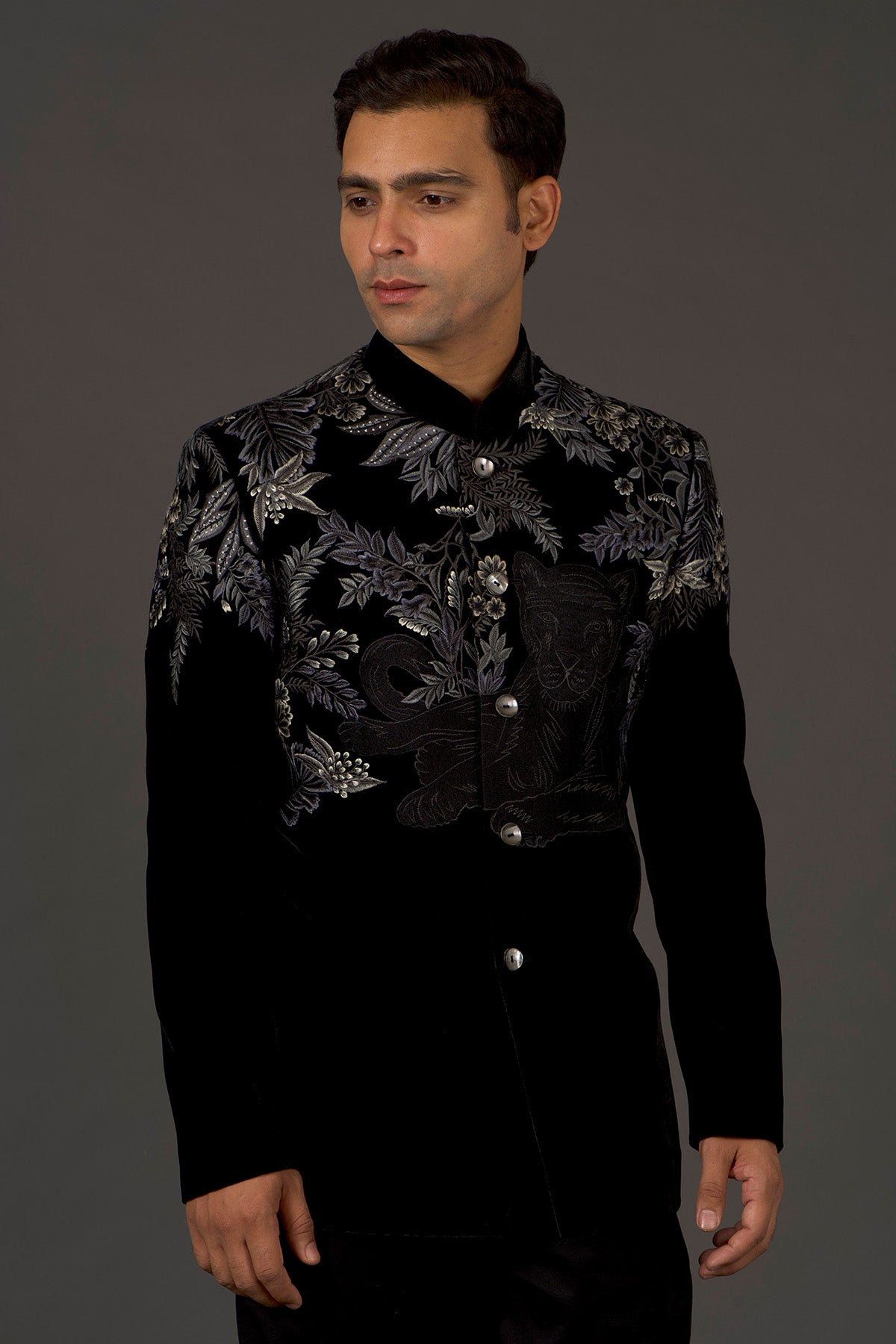 Men's Embroidery Bandhgala