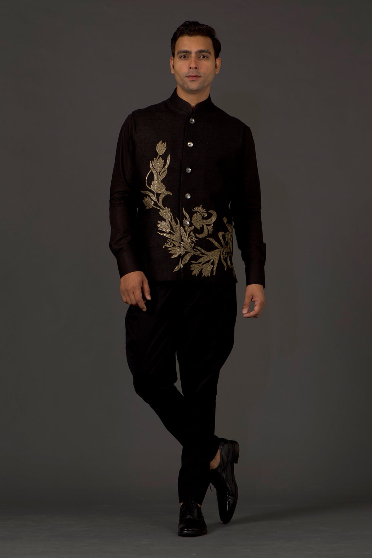 Men's Embrodery Nehru Jacket