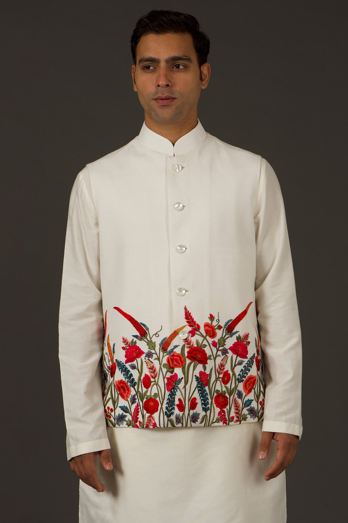 Men's Embrodery Nehru Jacket