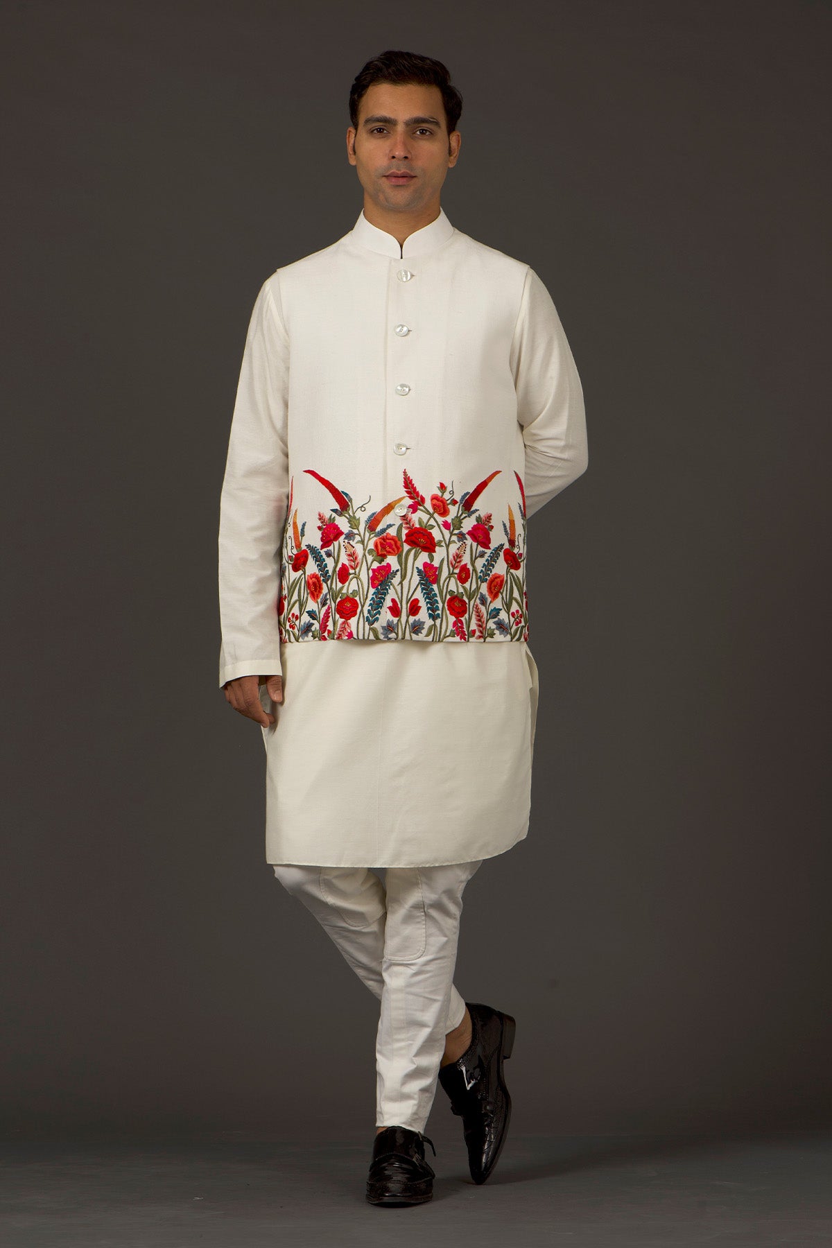 Men's Embrodery Nehru Jacket