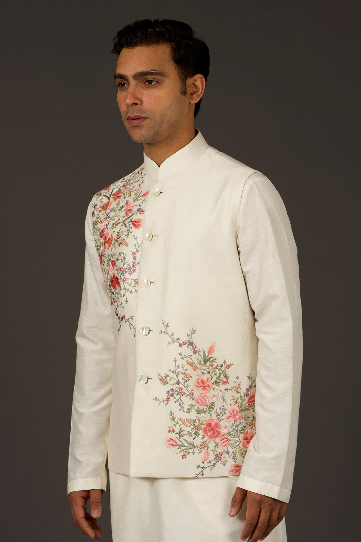 Men's Embrodery Nehru Jacket