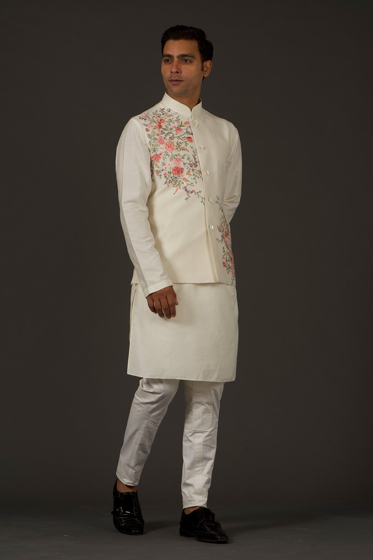 Men's Embrodery Nehru Jacket