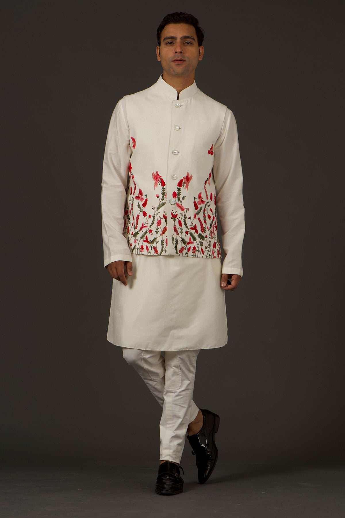 Men's Embrodery Nehru Jacket