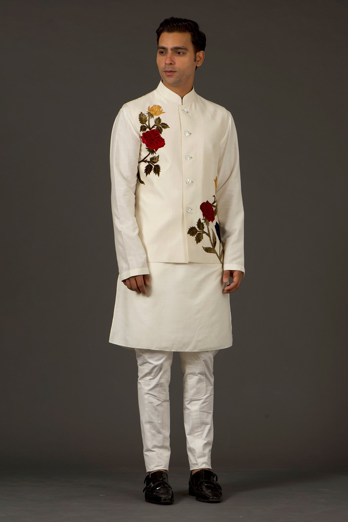 Men's Embrodery Nehru Jacket