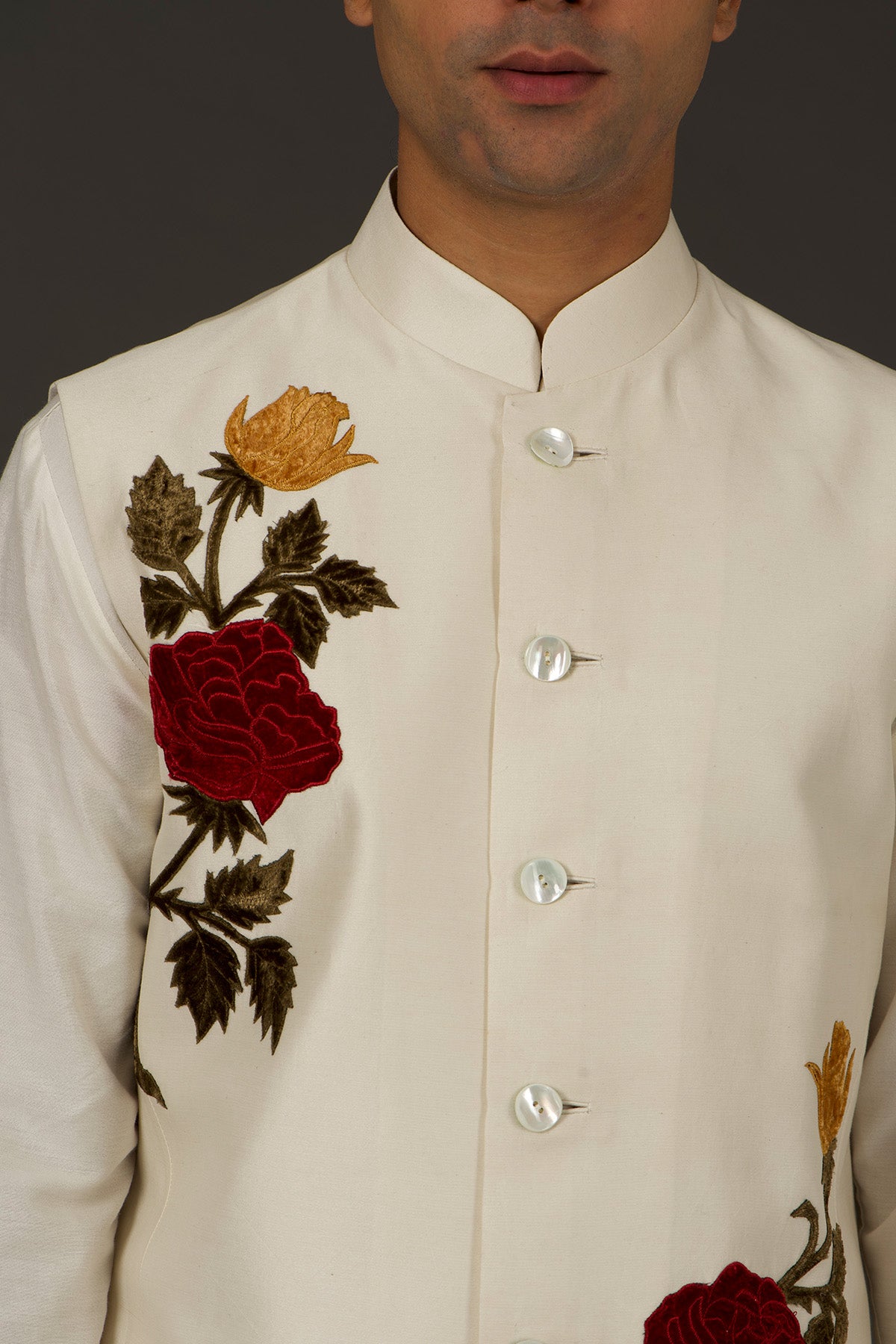 Men's Embrodery Nehru Jacket