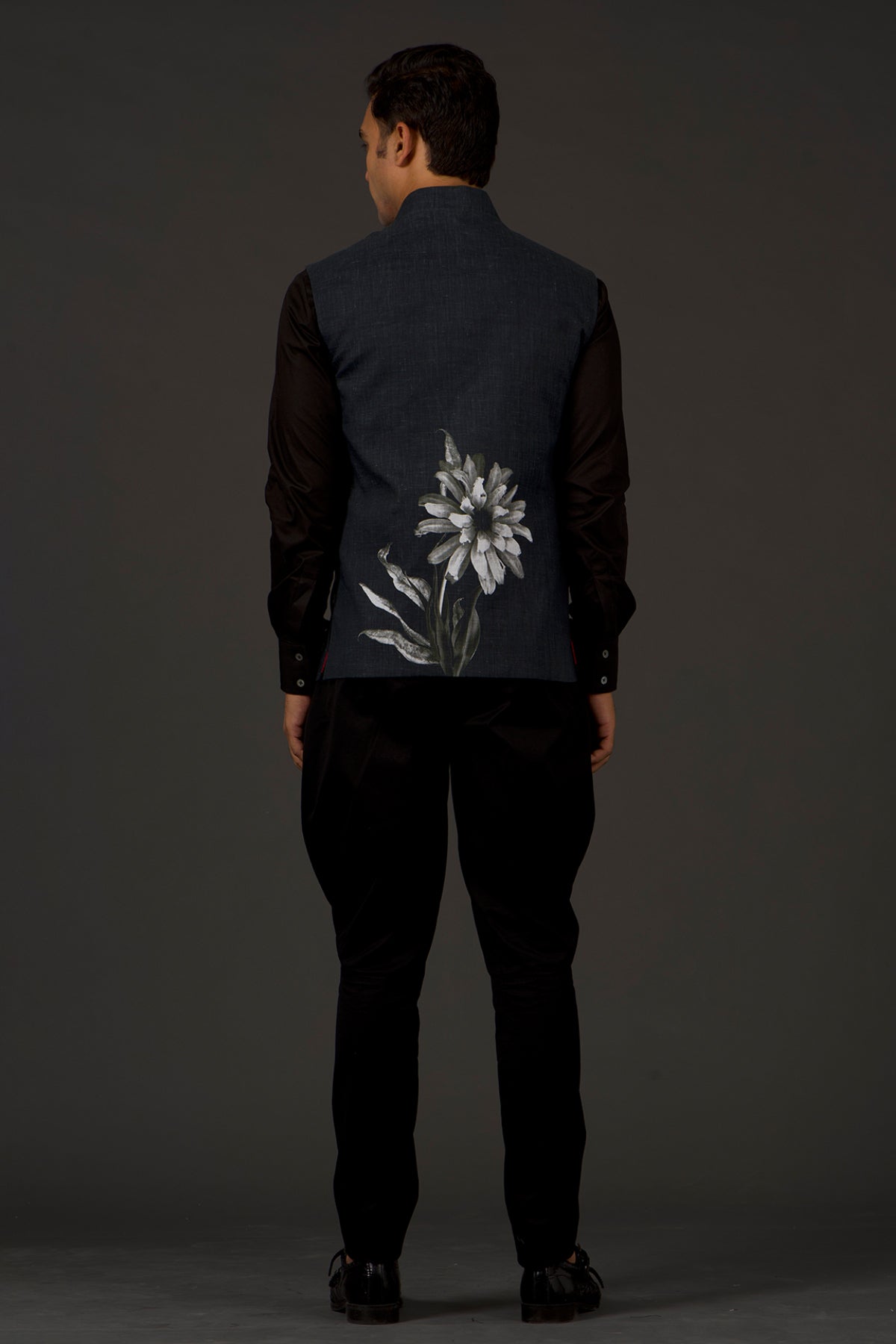 Men's Printed Nehru Jacket