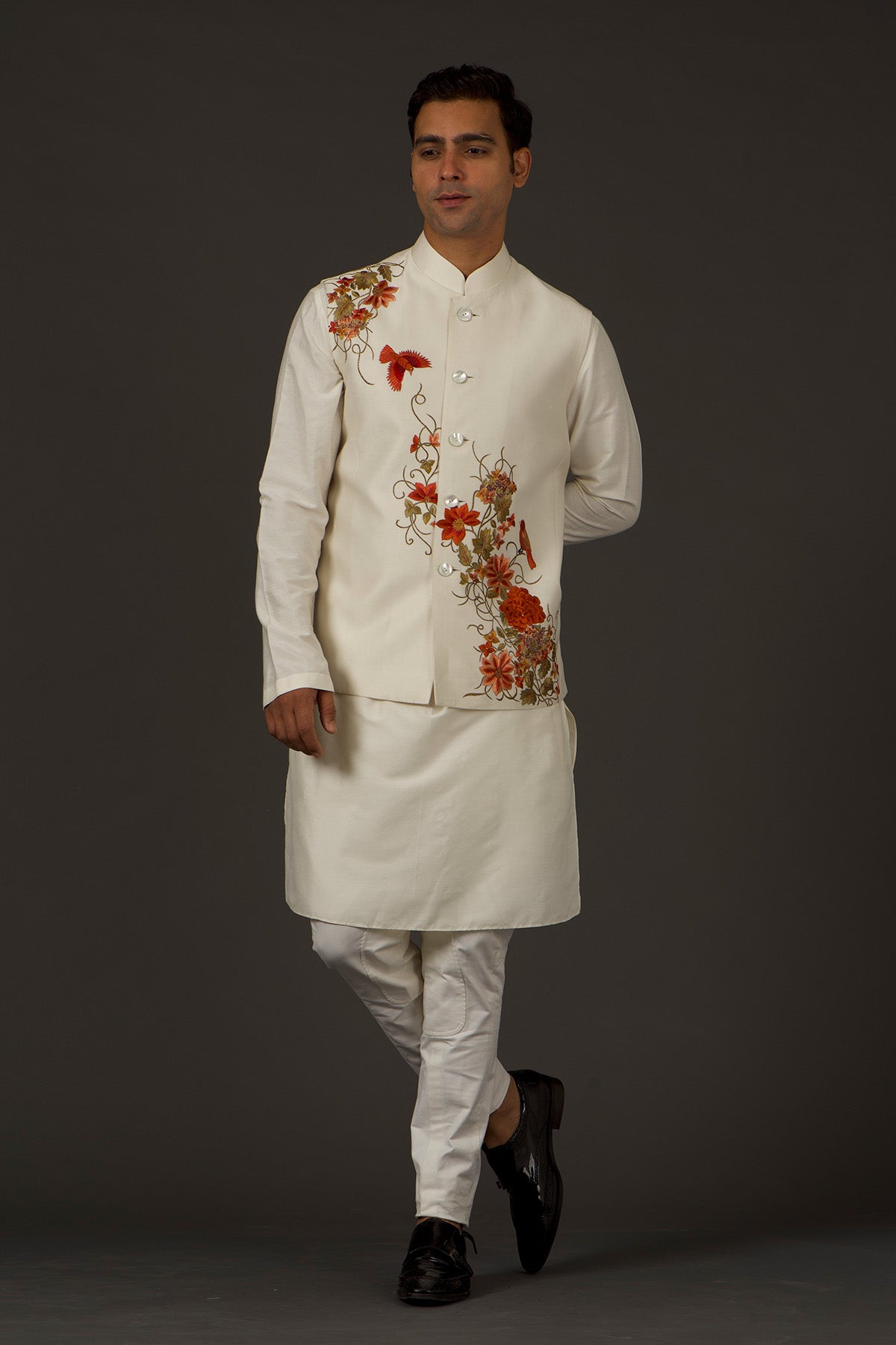 Men's Embrodery Nehru Jacket