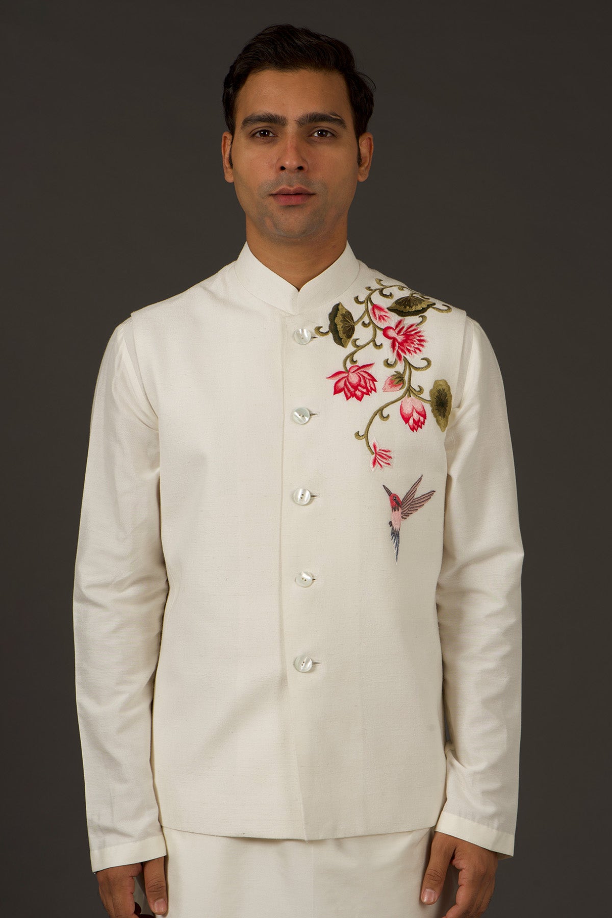 Men's Embrodery Nehru Jacket