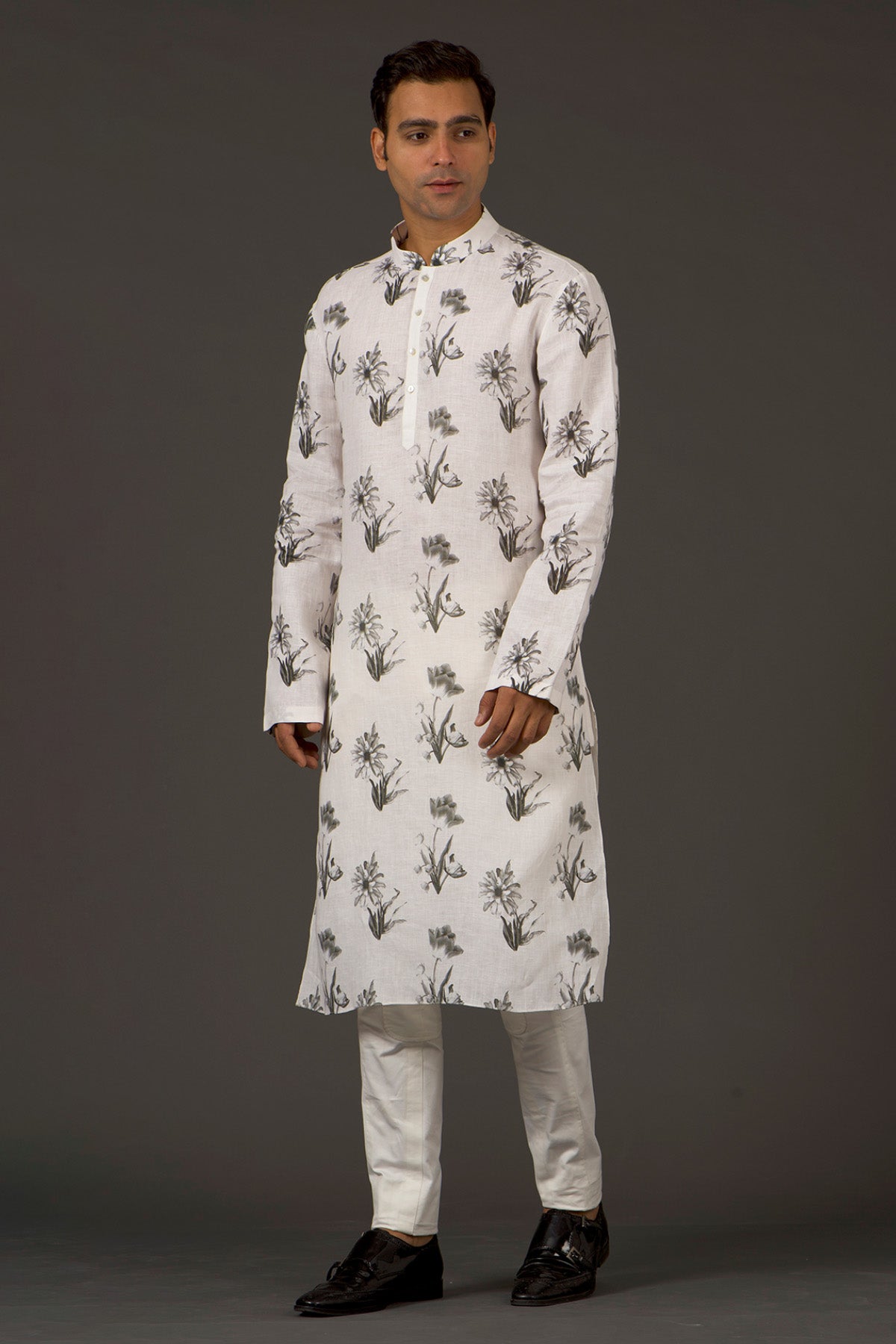 Men's Printed Kurta Set