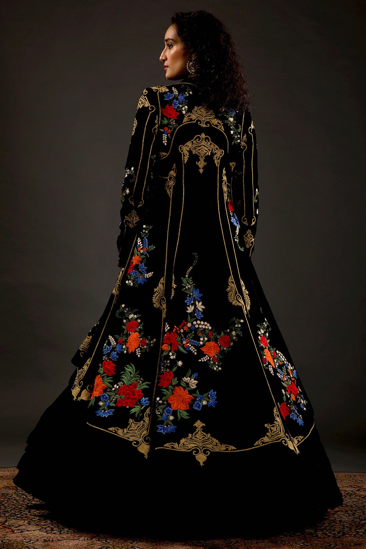 Embroidered Long Jacket