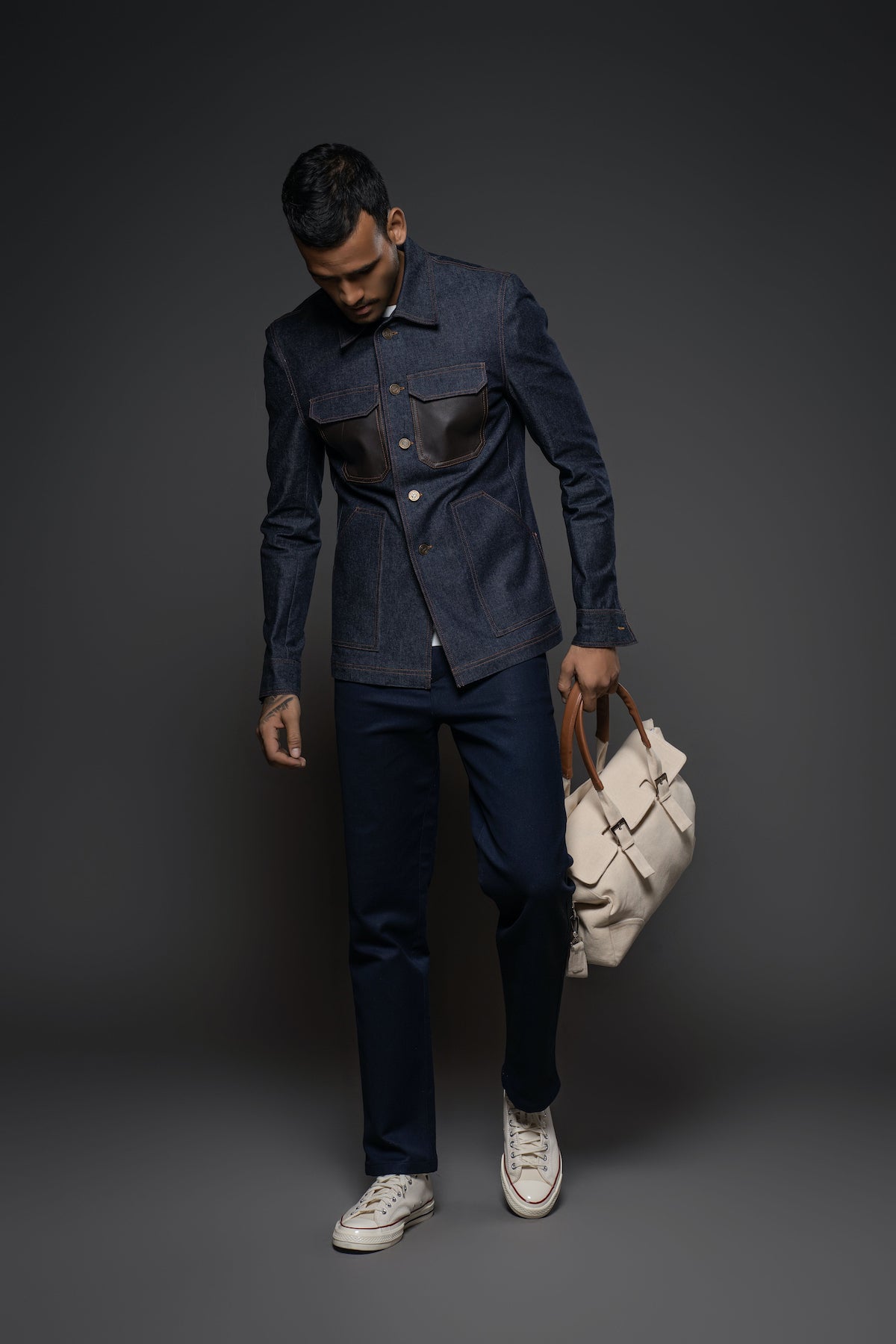 Balance By Rohit Bal Men Denim Jacket