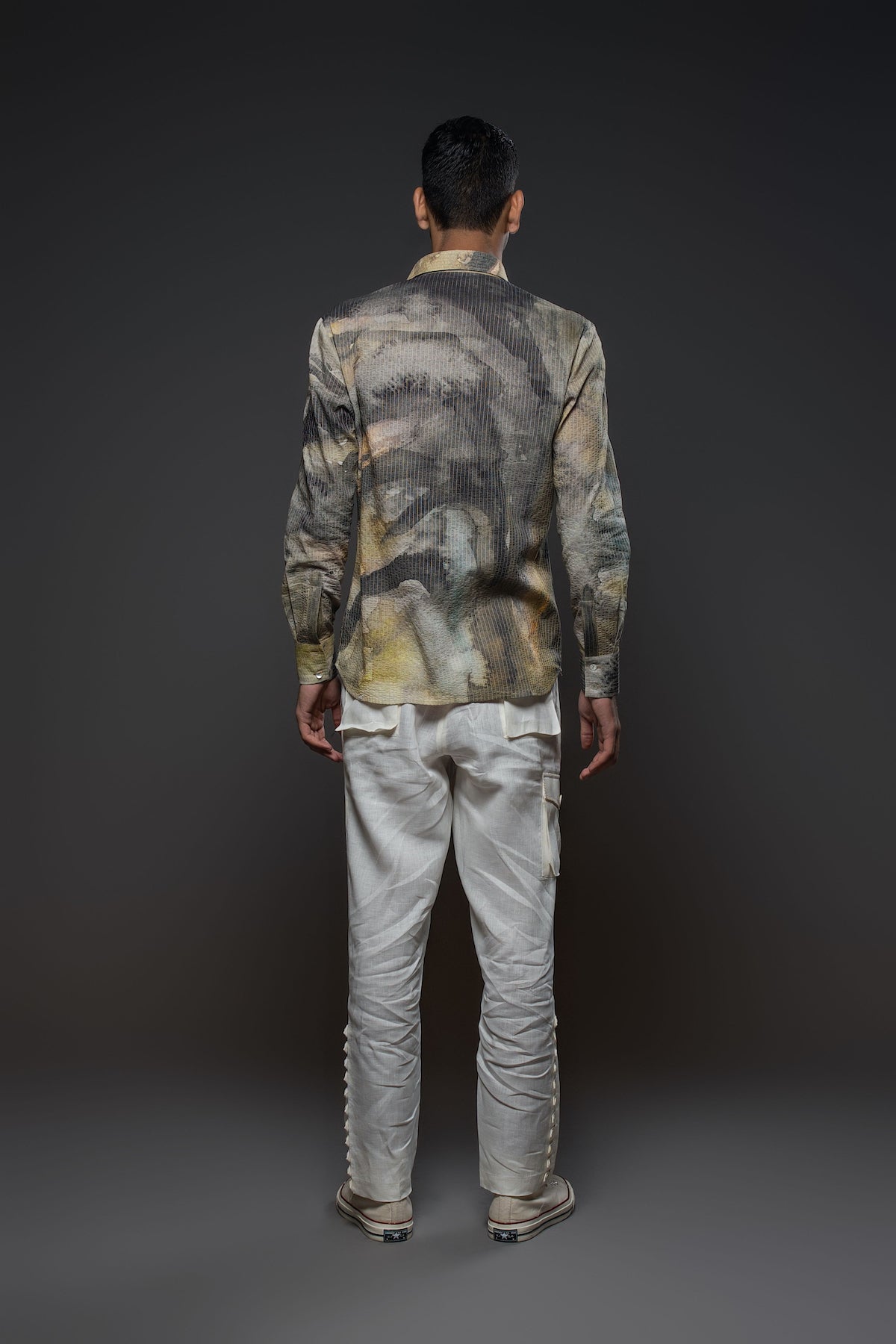 Balance By Rohit Bal Men Heavy Voile Printed Shirt