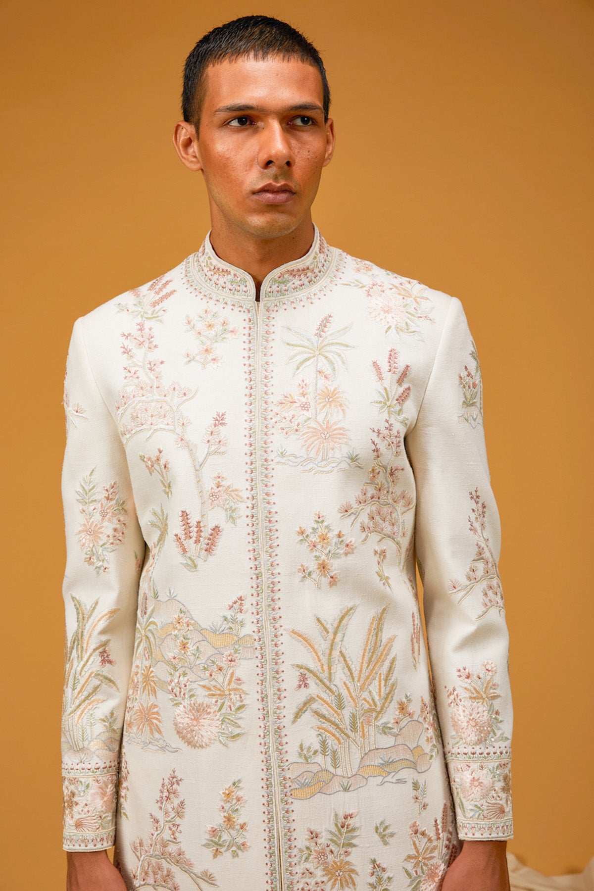 Men's Resham And Hand Sherwani