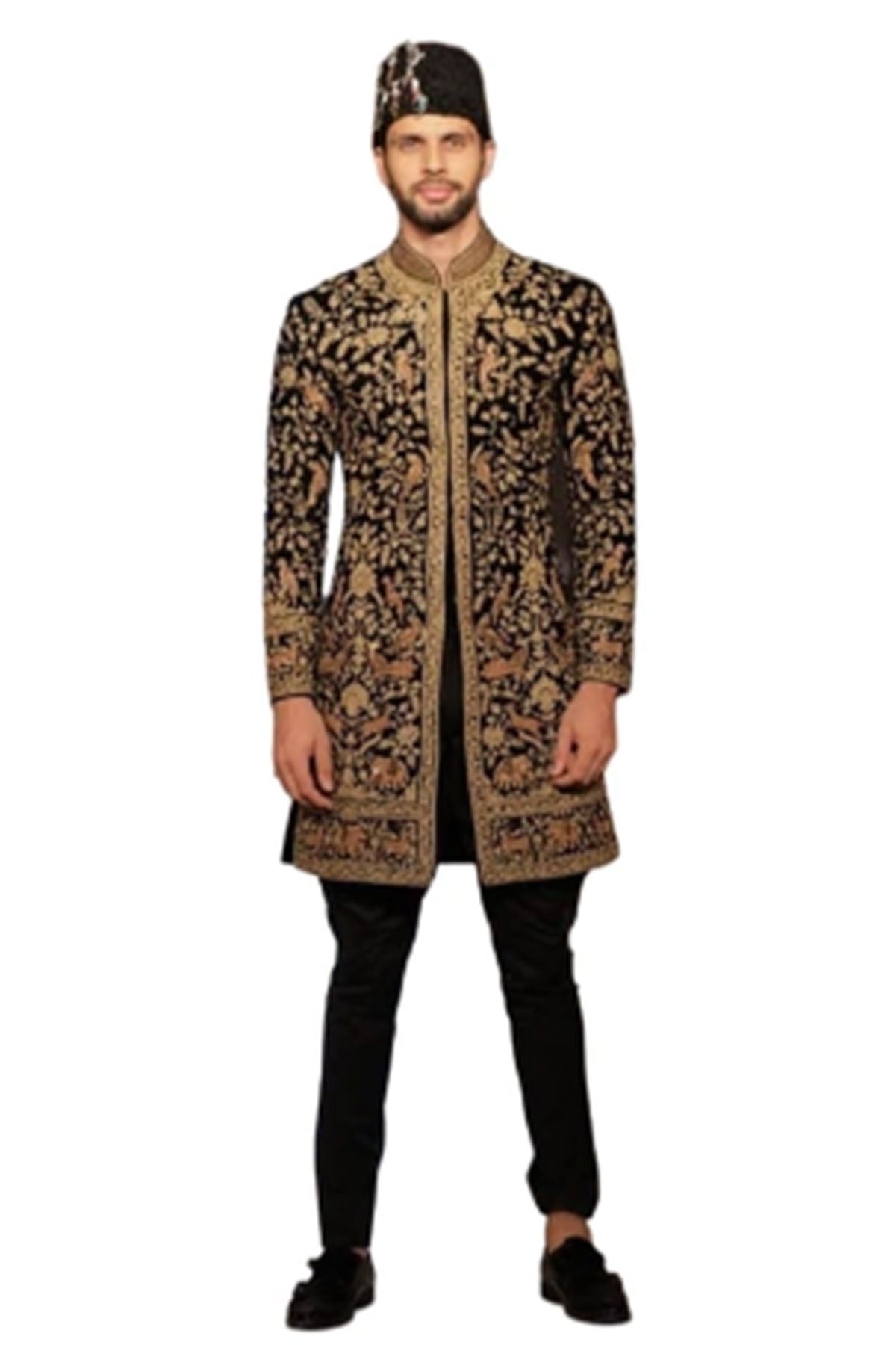 All Over Embroidered Sherwani