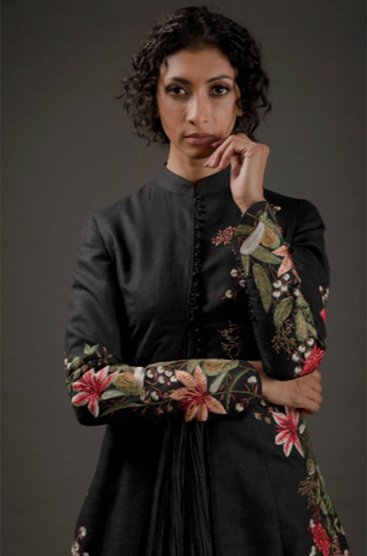 Matka Silk Long Jacket