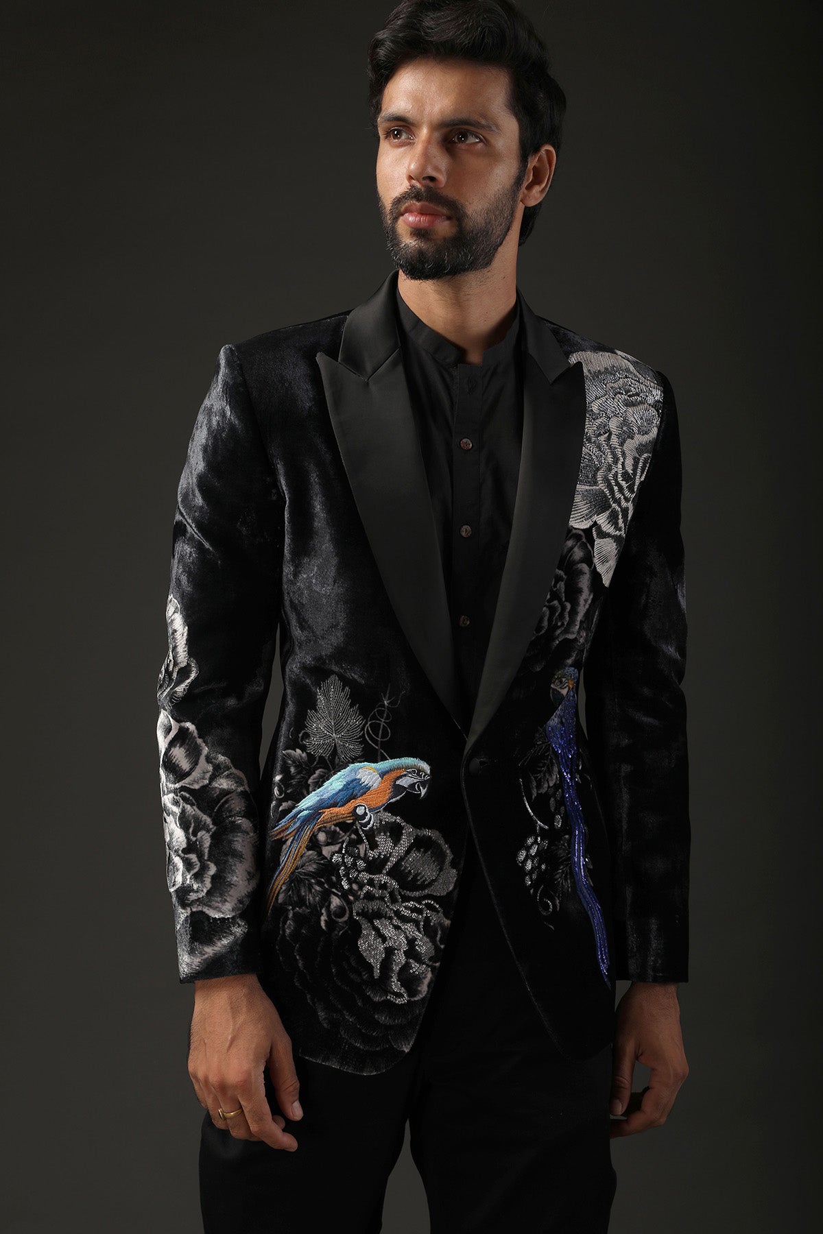 Digital Printed Embroidered Tuxedo