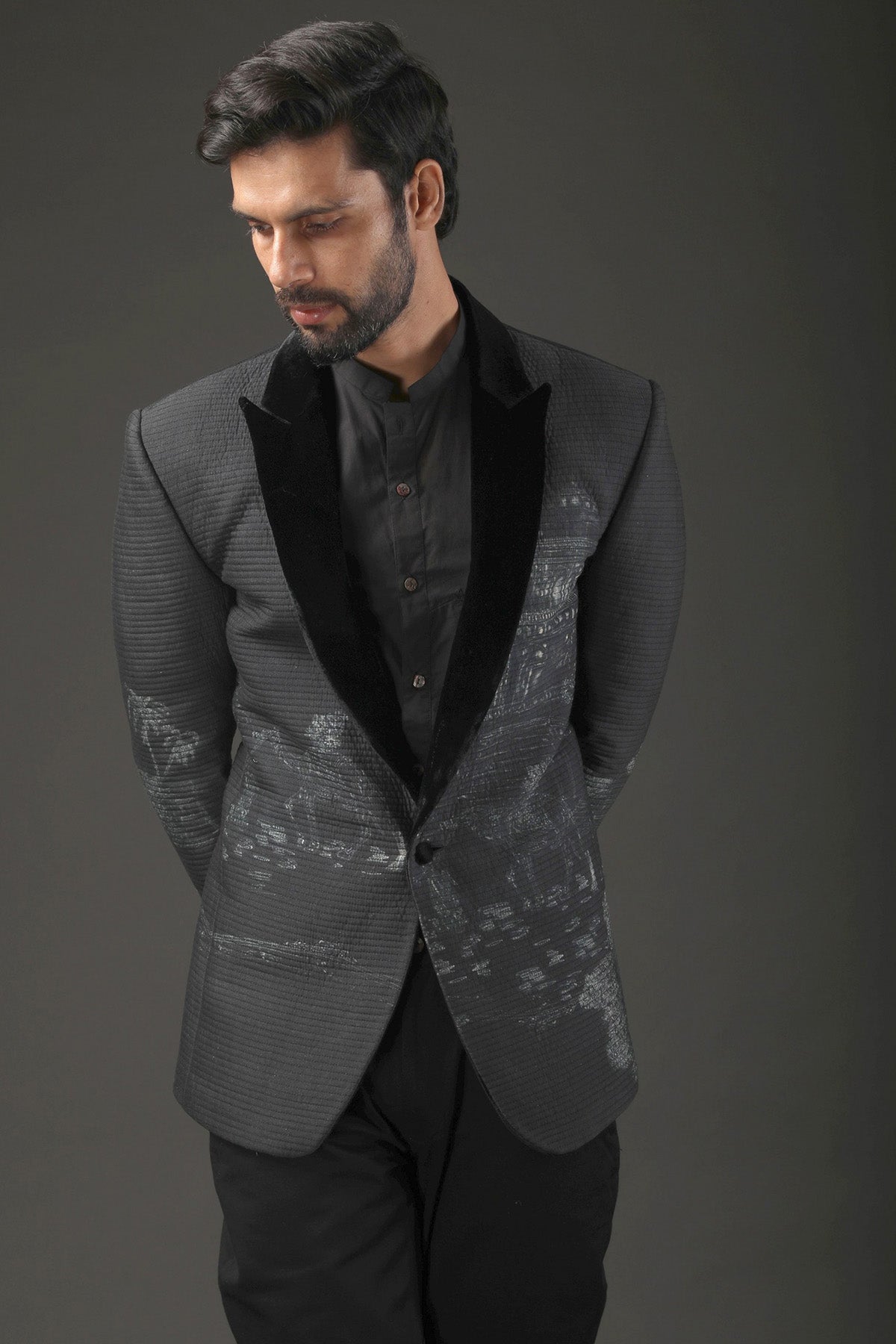 Men's Digital Printed Tuxedo