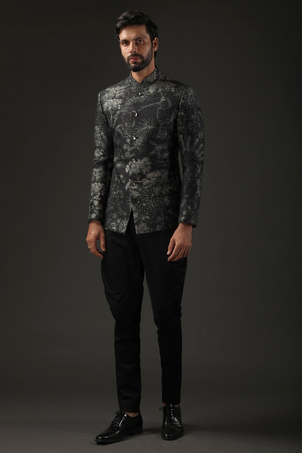 Men's Printed Bandhgala