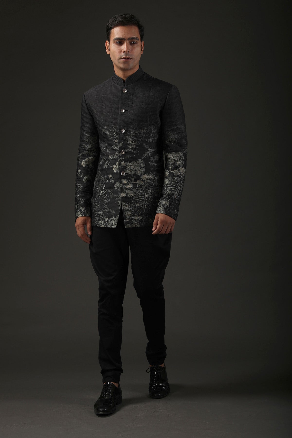 Men's Printed Bandhgala