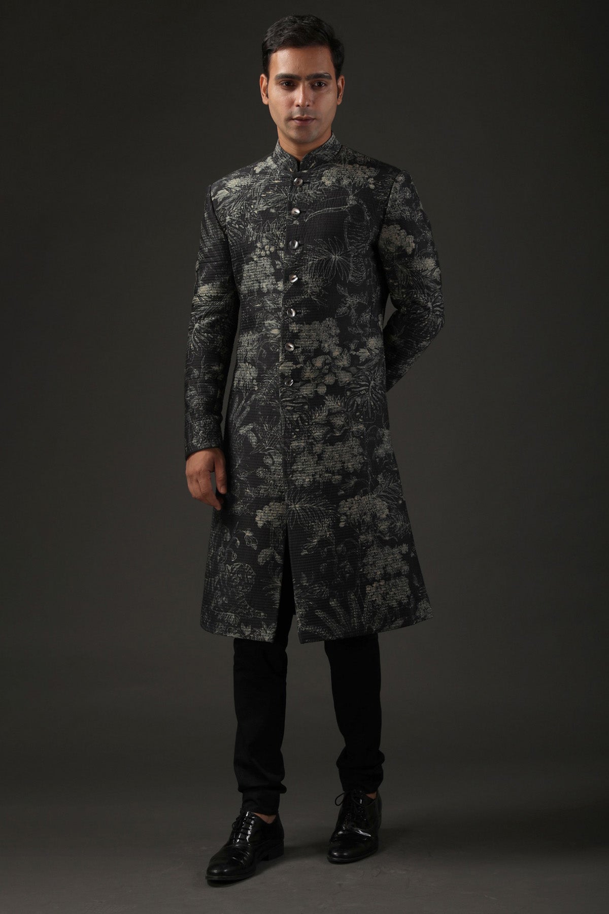 Men's Digital Printed Sherwani