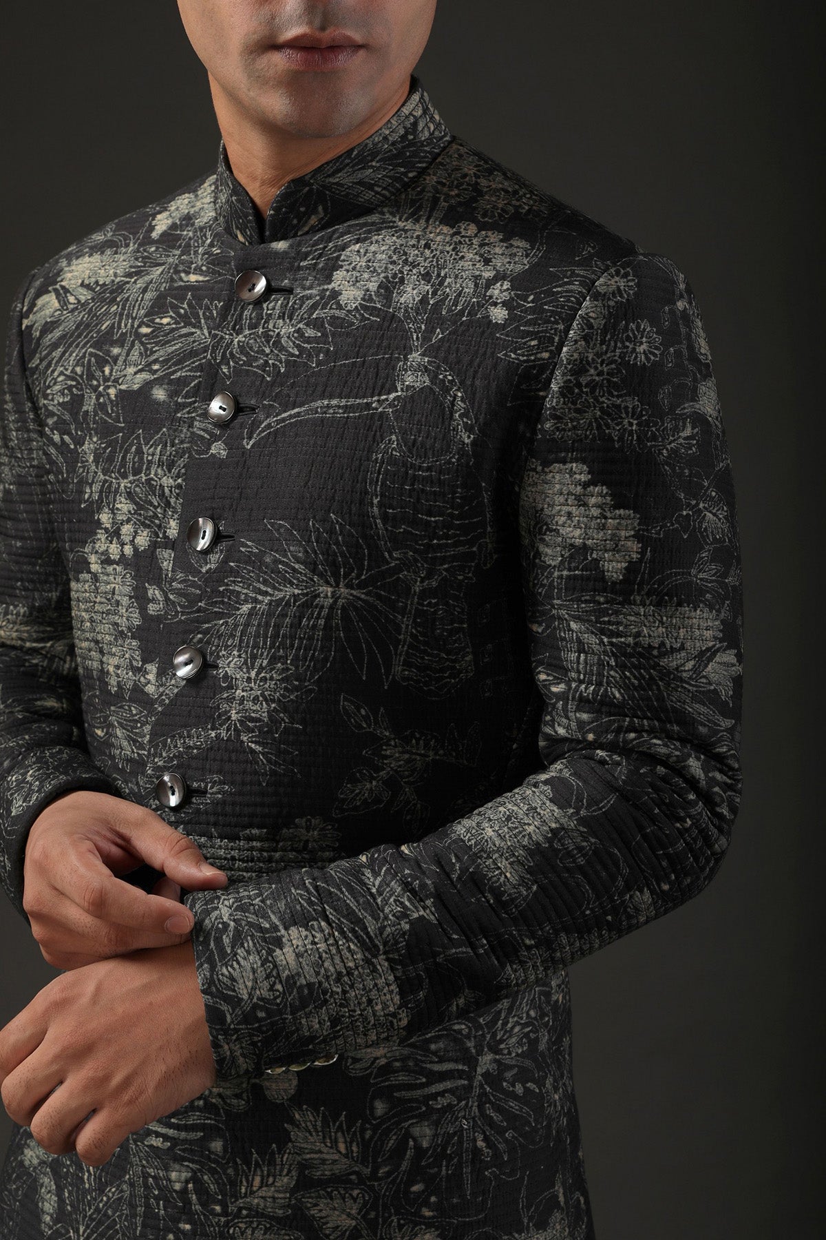 Men's Digital Printed Sherwani