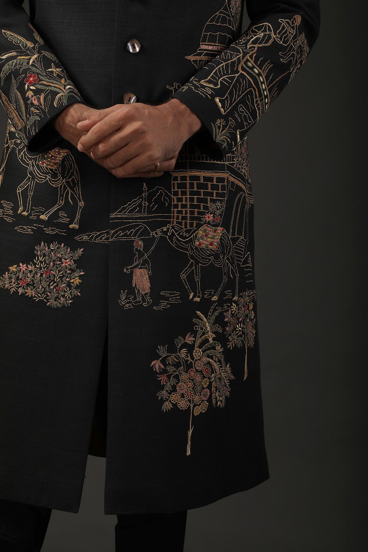 Men's Embroidered Sherwani