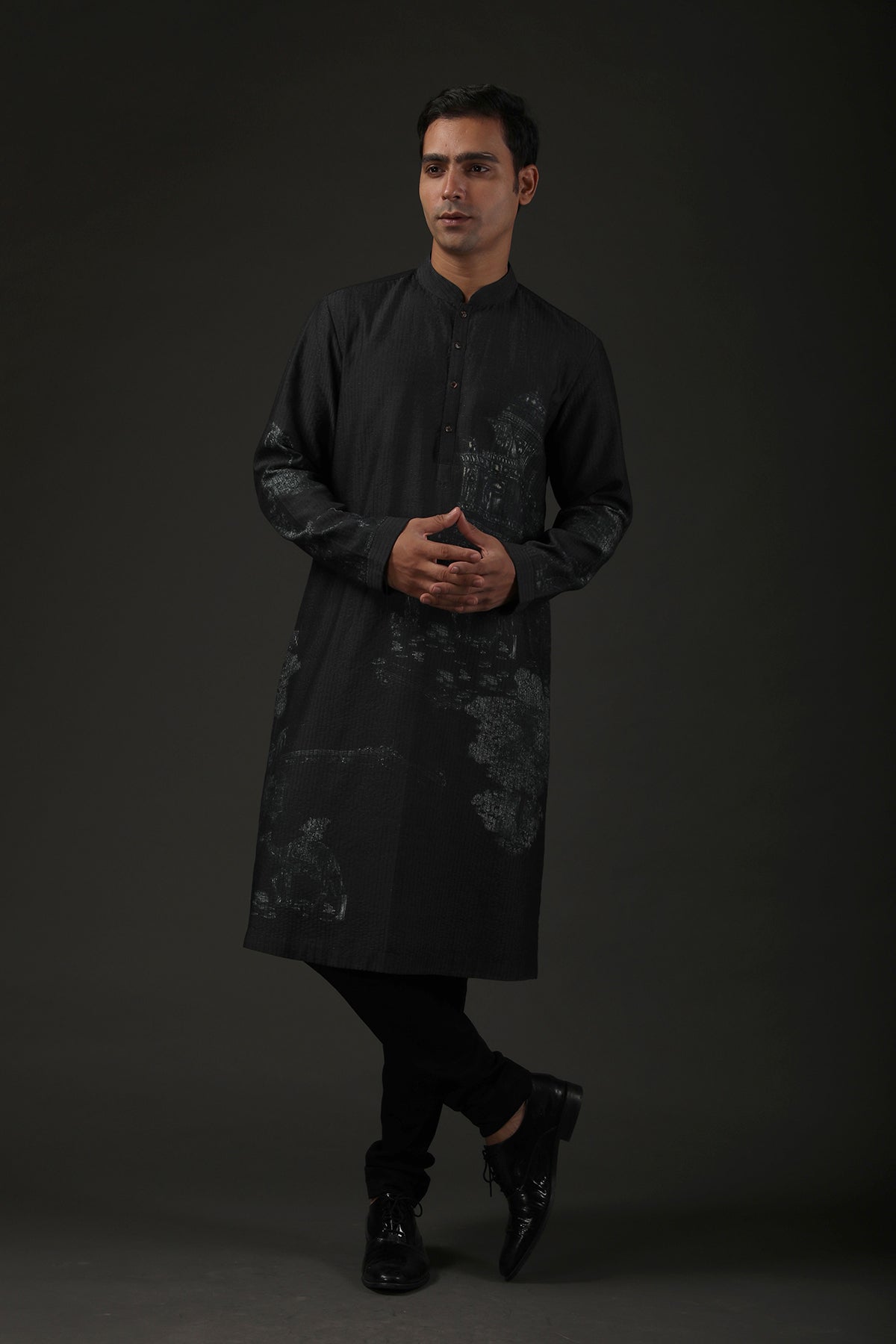 Men's Digital Printed Kurta Set