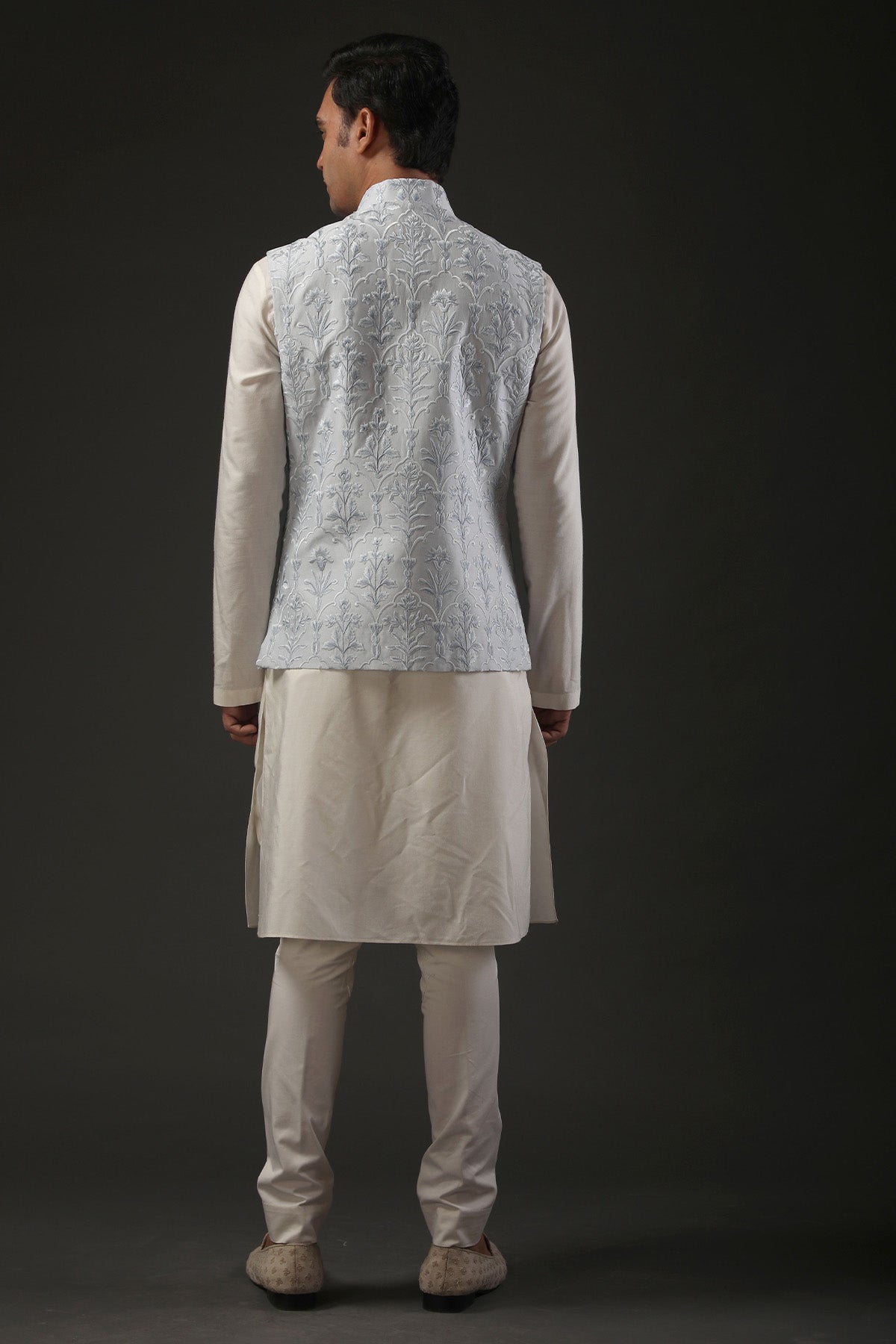 Men's Embrodered Nehru Jacket