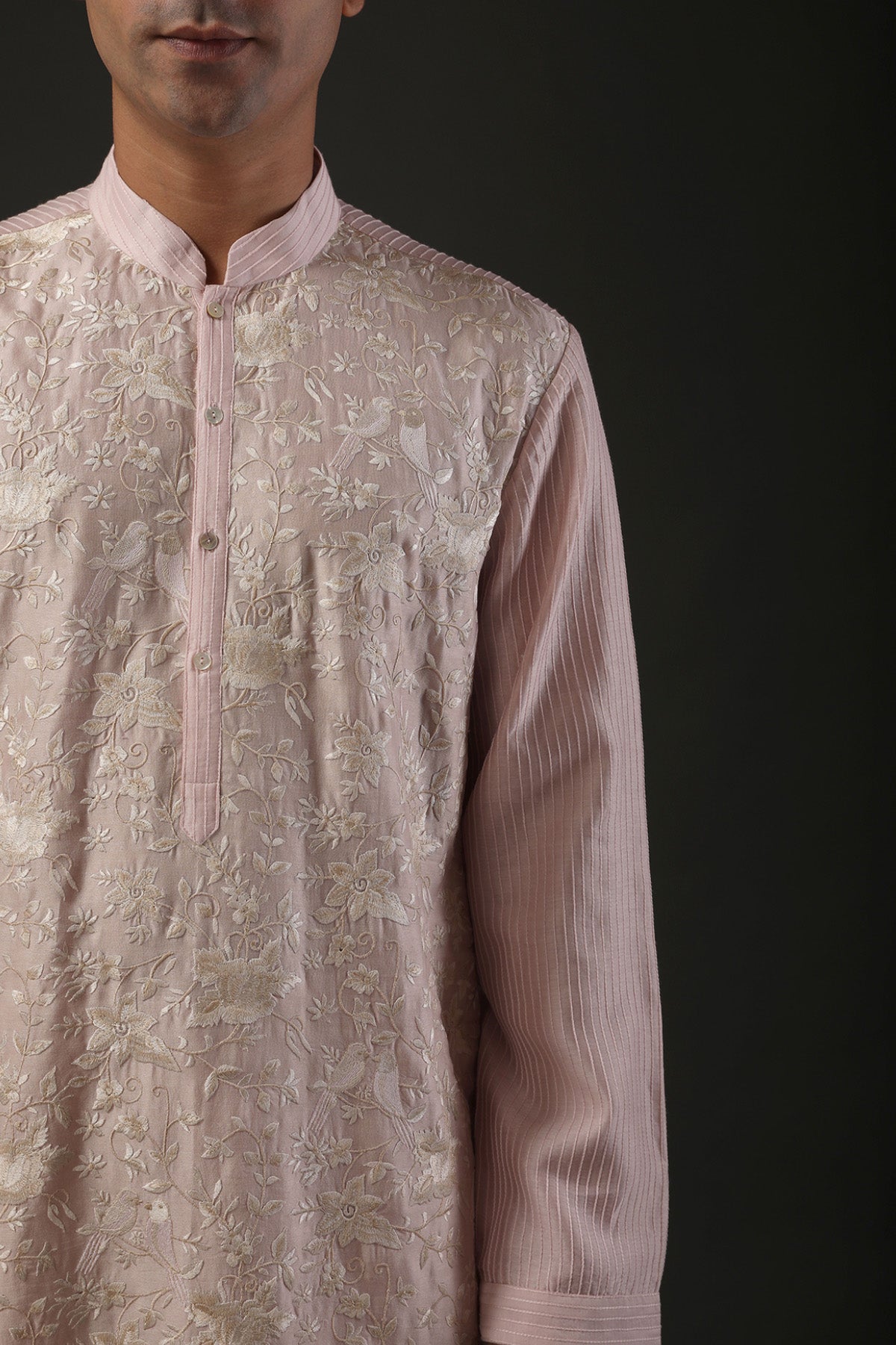 Men's Embroidered Kurta Set