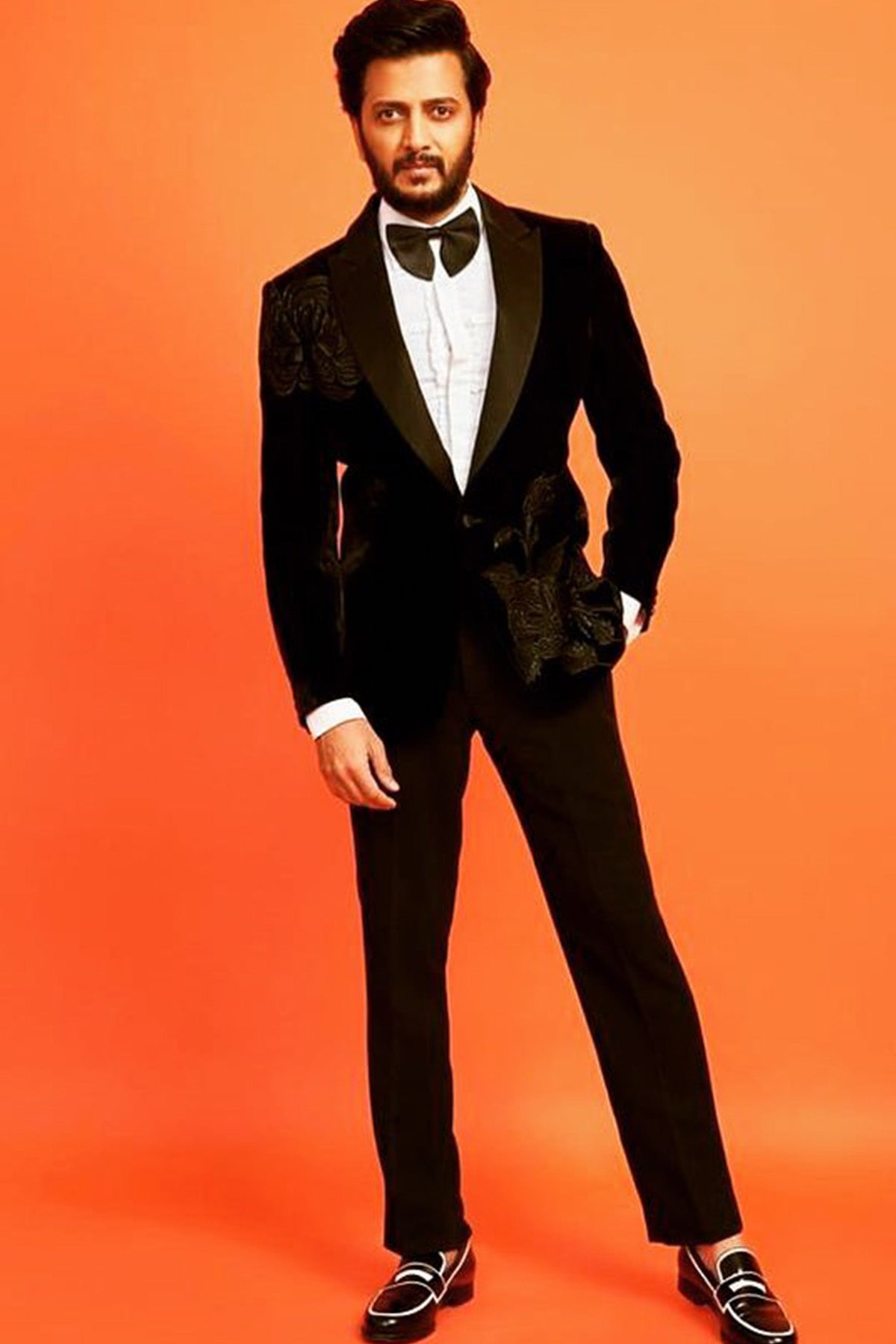 EMBROIDERED  Black Tuxedo