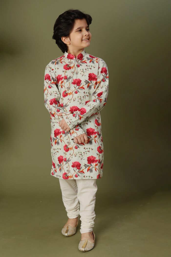 FLORAL DIGITAL PRINTED KURTA