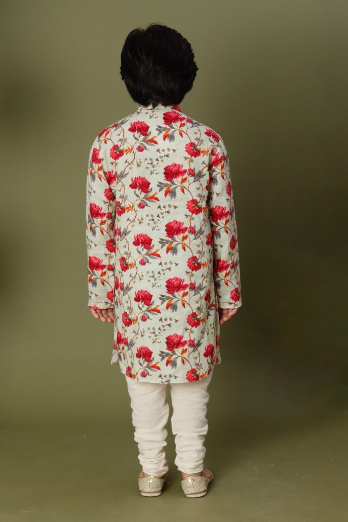 FLORAL DIGITAL PRINTED KURTA - Image 2