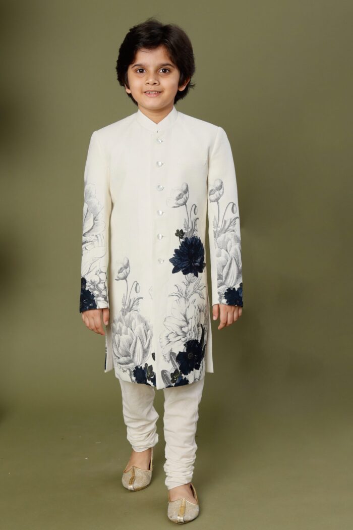 FLORAL PRINTED SHERWANI