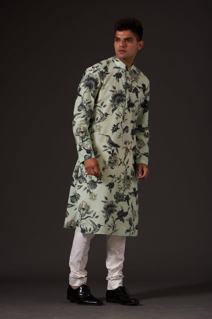 FLORAL DIGITAL PRINTED KURTA SET